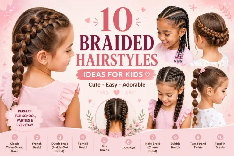 10 Braided Hairstyles Ideas For Kids