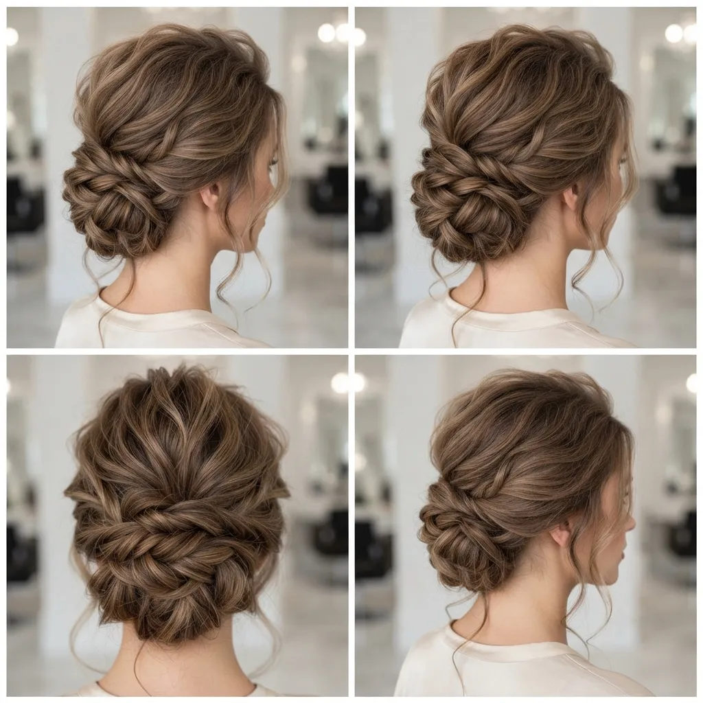 18 Elegant Wedding Hairstyles for Brides with Long Hair That Feel Dreamy 12 11. Loose French Twist with Airy