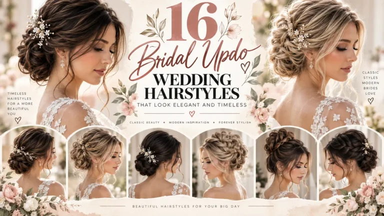 16 Bridal Updo Wedding Hairstyles That Look Elegant and Timeless