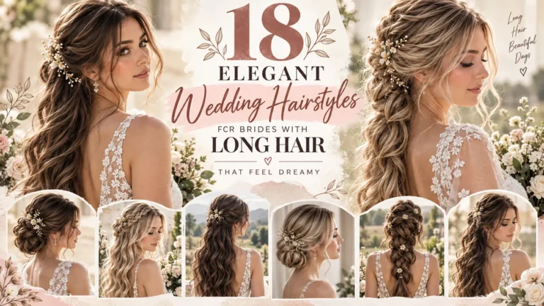 18 Elegant Wedding Hairstyles for Brides with Long Hair That Feel Dreamy