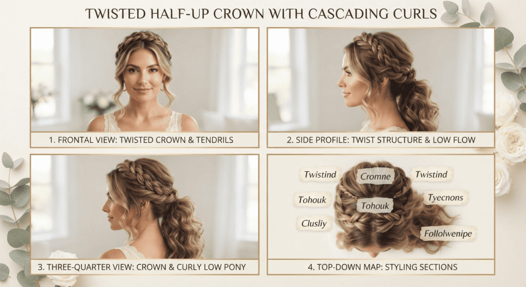 18 Elegant Wedding Hairstyles for Brides with Long Hair That Feel Dreamy 5 4. Classic Sleek Bun with Face Framing Pieces