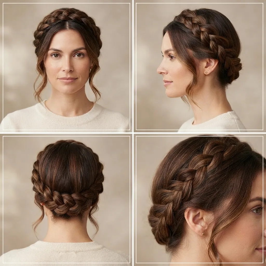 5. Boho Braided Crown
