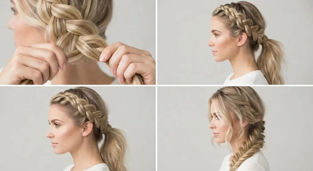 6. Loose Fishtail Braid