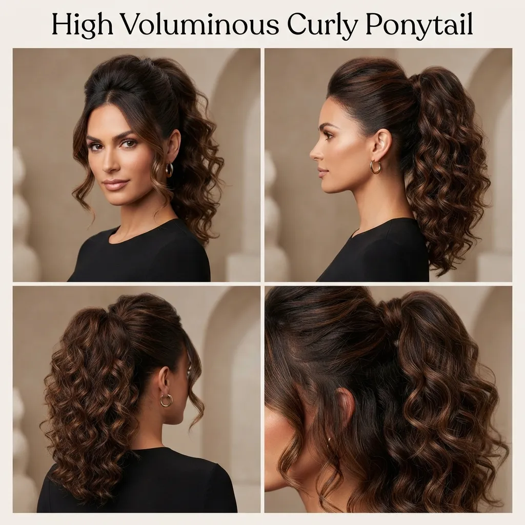 19 Beautiful Wedding Hairstyles for Long Layered Hair That Flow 8 7. Textured Low Ponytail with Pearl Details