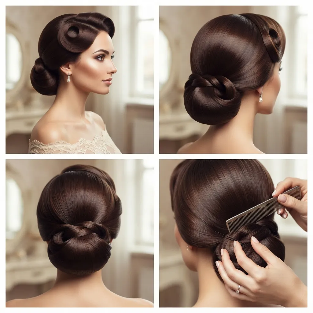 7. Vintage Inspired Soft Roll Hairstyle